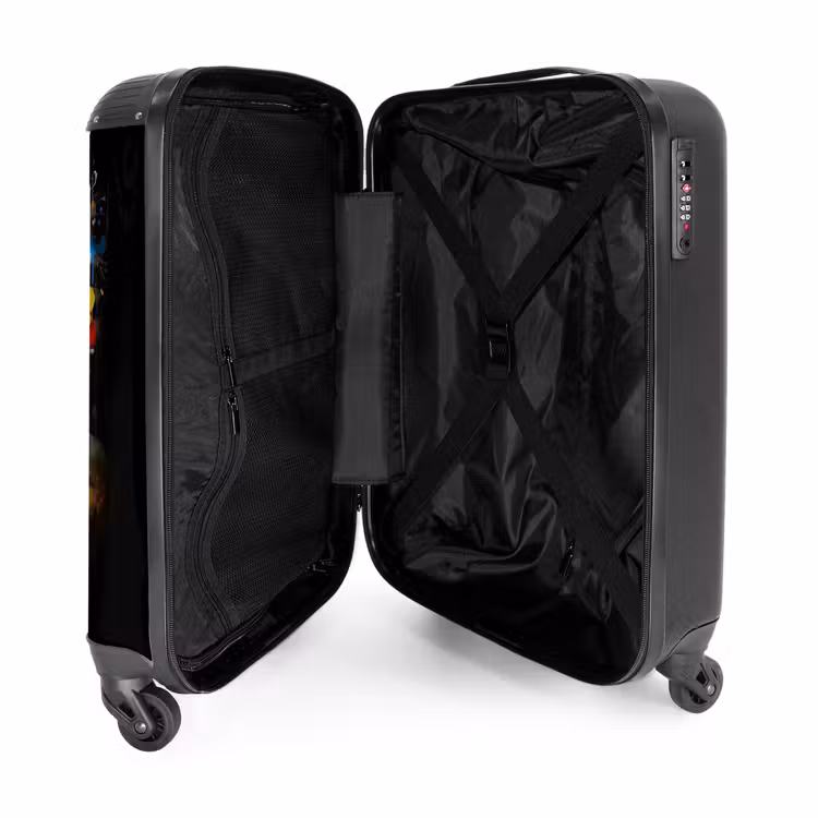 Suitcase - Chimpanzee with Headphones and Graffiti Spray — 3