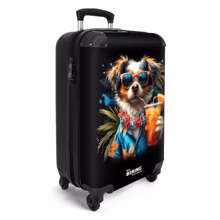 Suitcase - Dog in Tropical Spheres — 4
