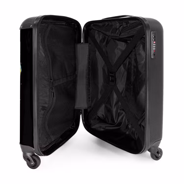 Suitcase - Elephant Decorated with Colorful Splashes — 3