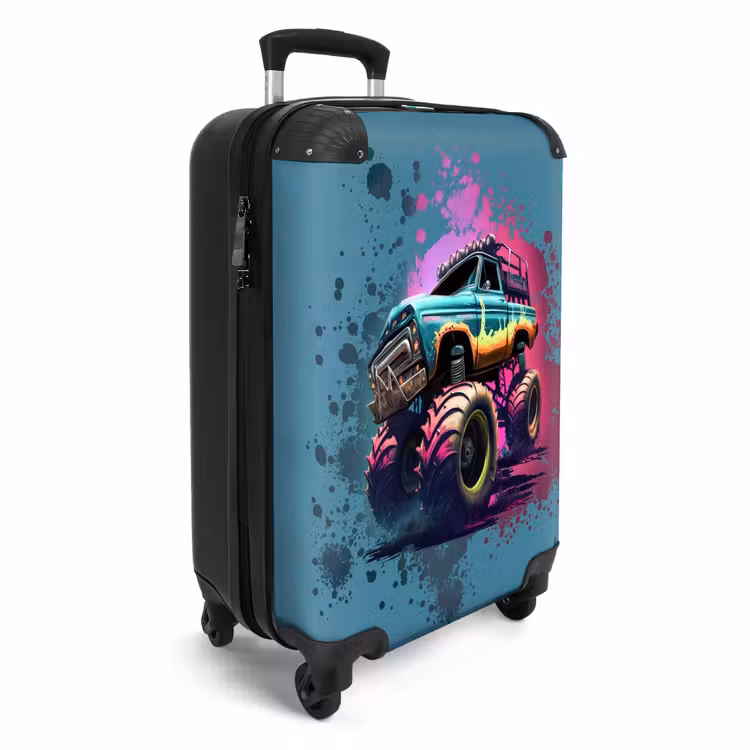 Suitcase - Monster Wheels — 4