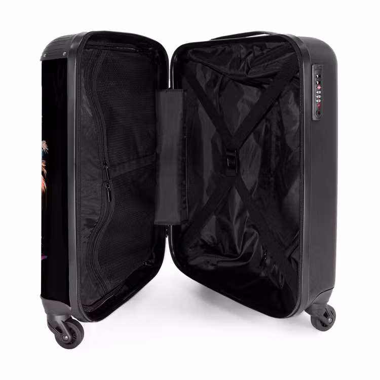 Suitcase - Palm Trees Smeared with Paint — 3