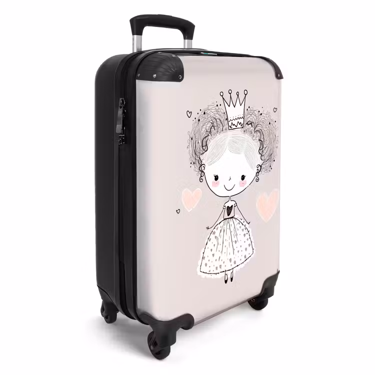 Suitcase - Princess with curls — 4