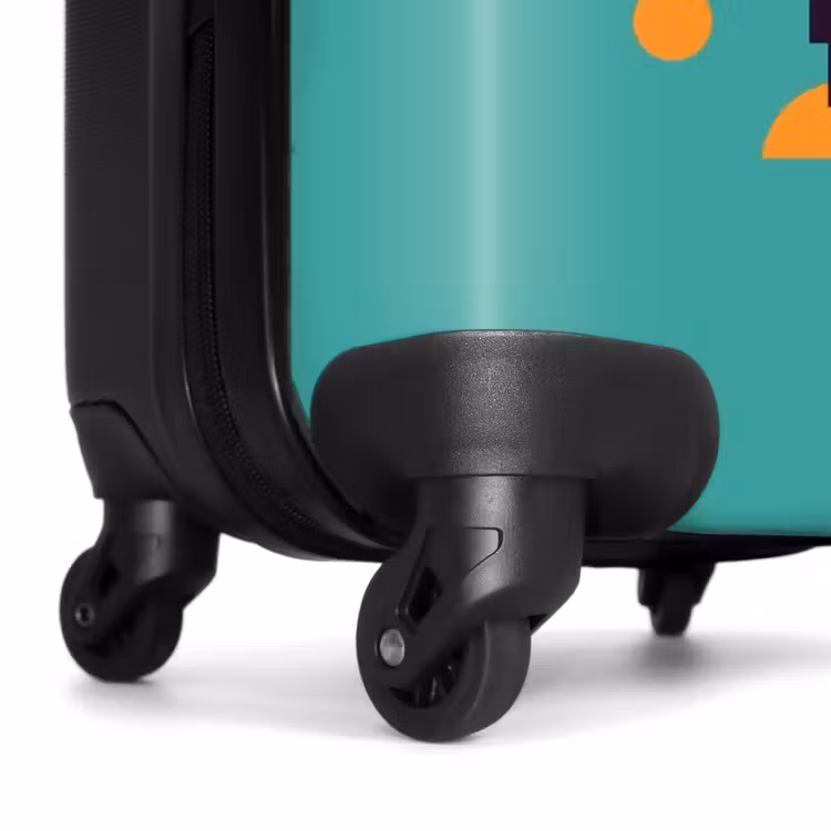 Suitcase - Pixel robot green — 6