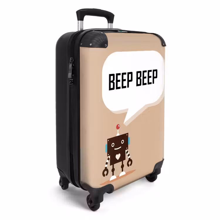 Suitcase - Talking robot beige — 4