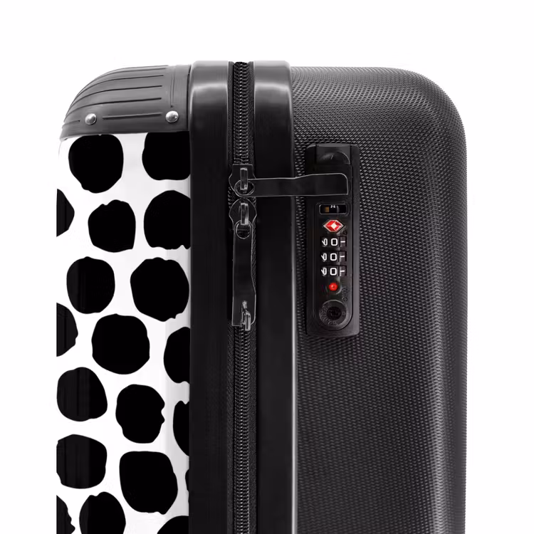 Suitcase - Black dots on a white background — 5
