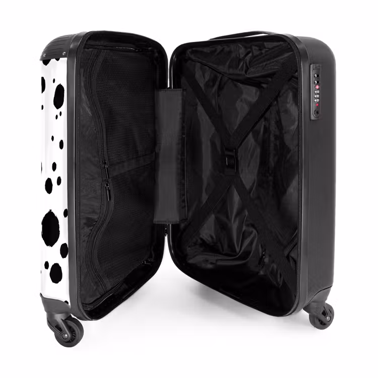 Suitcase - Black dots on a white background — 3