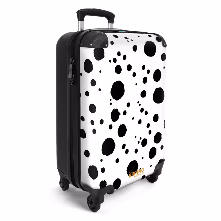 Suitcase - Black dots on a white background — 4