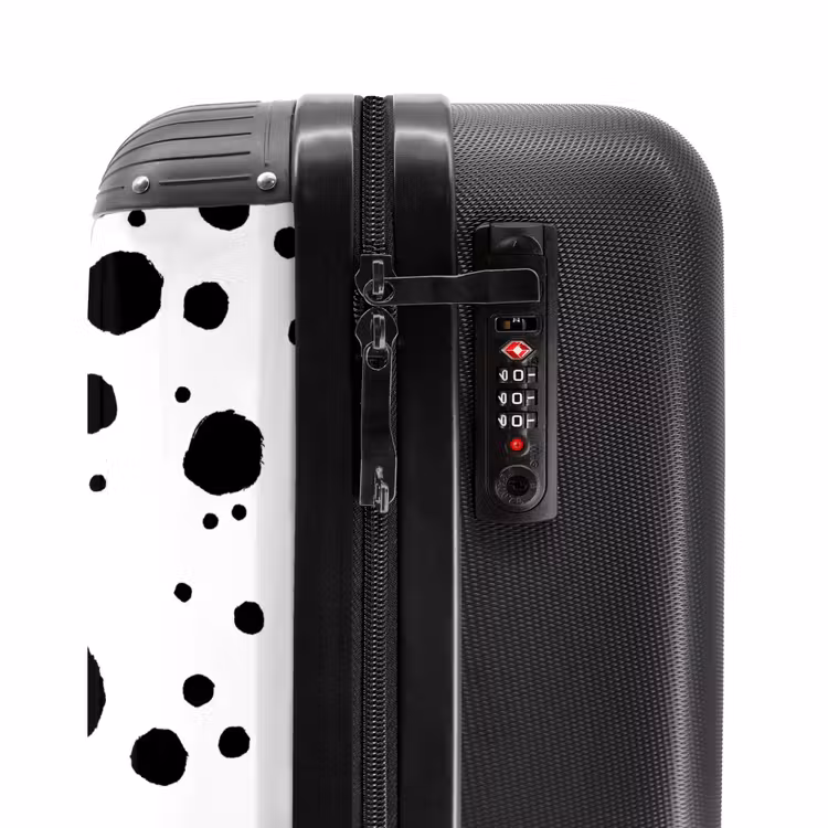 Suitcase - Black dots on a white background — 5
