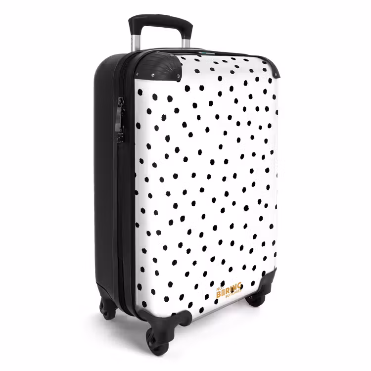 Suitcase - Black dots over a white background — 4