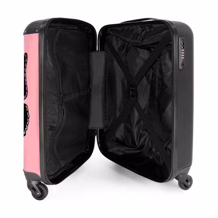 Suitcase - Bubblegum butterfly — 3