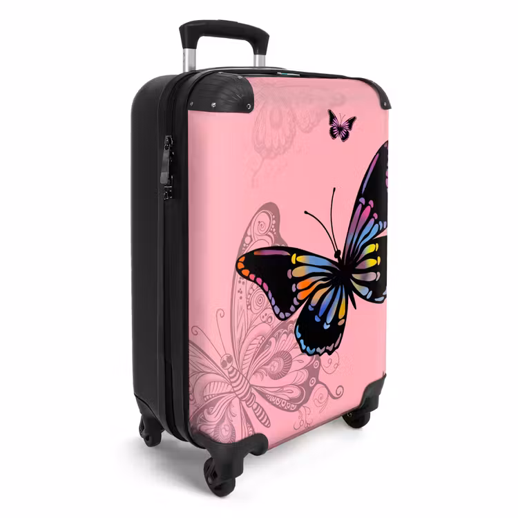 Suitcase - Bubblegum butterfly — 4