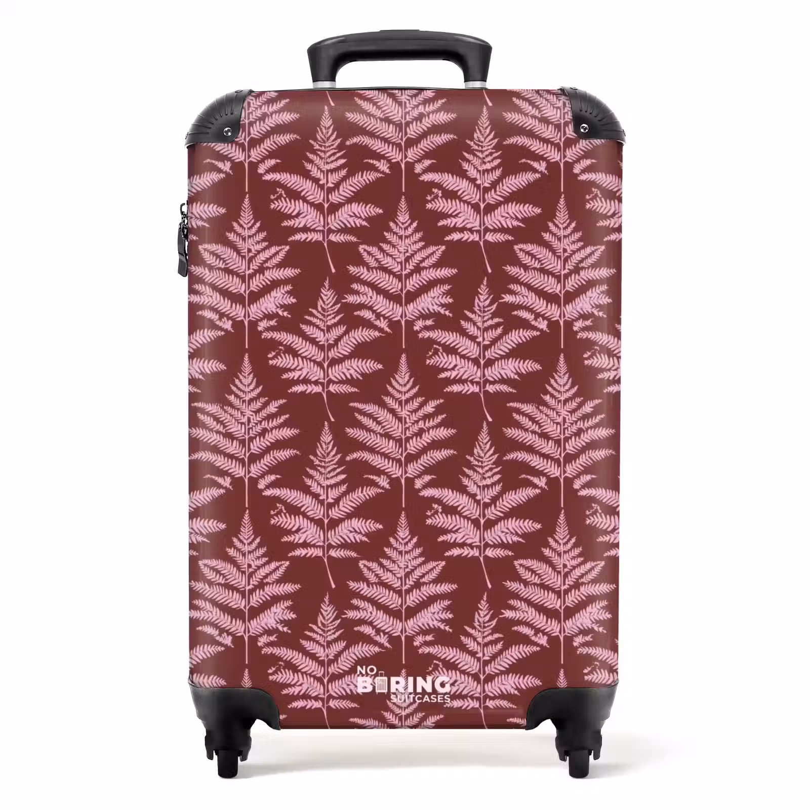Suitcase - Leaf - Pattern - Purple — 1