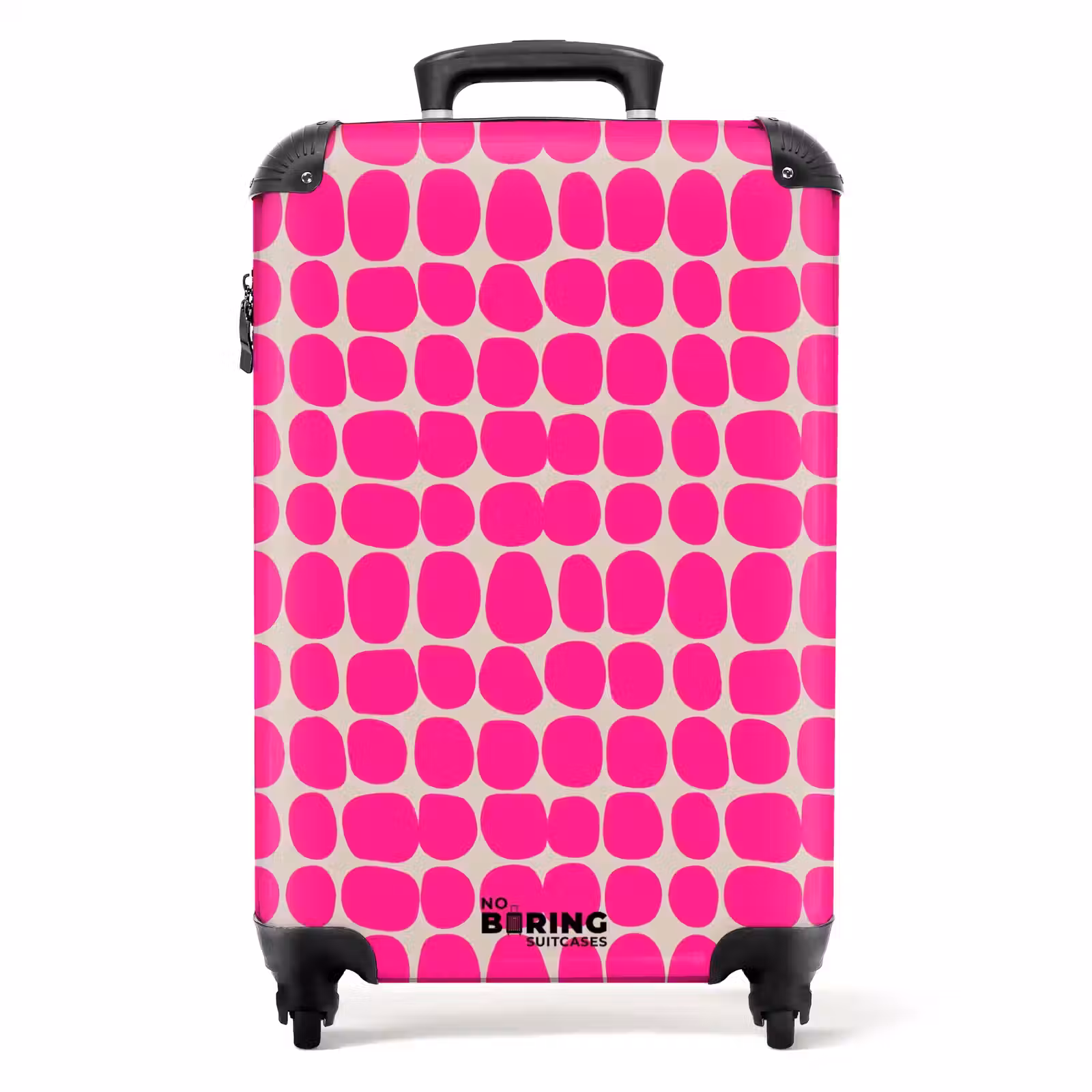 Suitcase - Polka dots - Pattern - Pink — 1