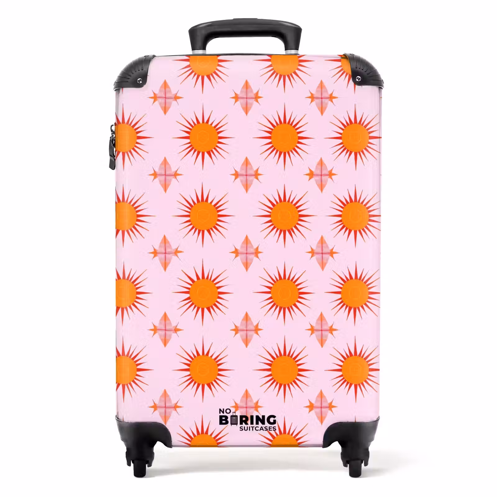 Suitcase - Sun - Pattern - Pink — 1
