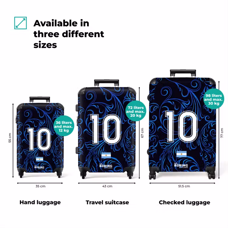 Suitcase - Argentina away jersey — 3
