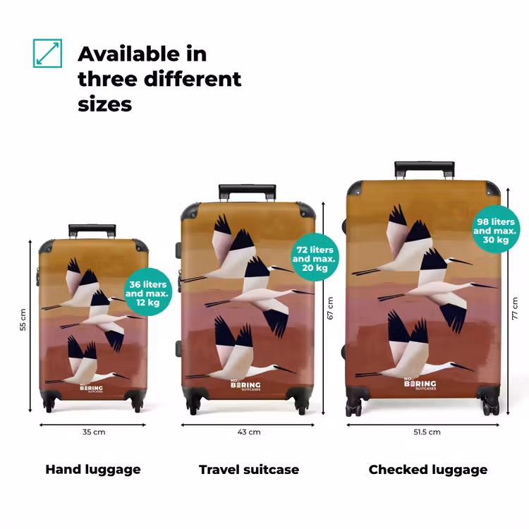 Suitcase - Birds - Beak - Abstract — 3