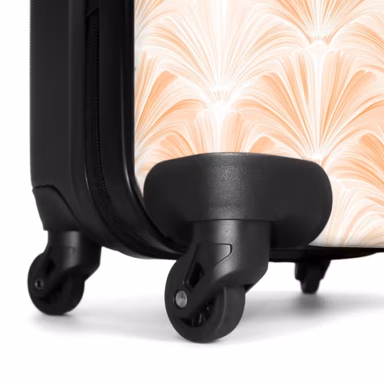 Suitcase - Fan - Pattern - Peach — 6