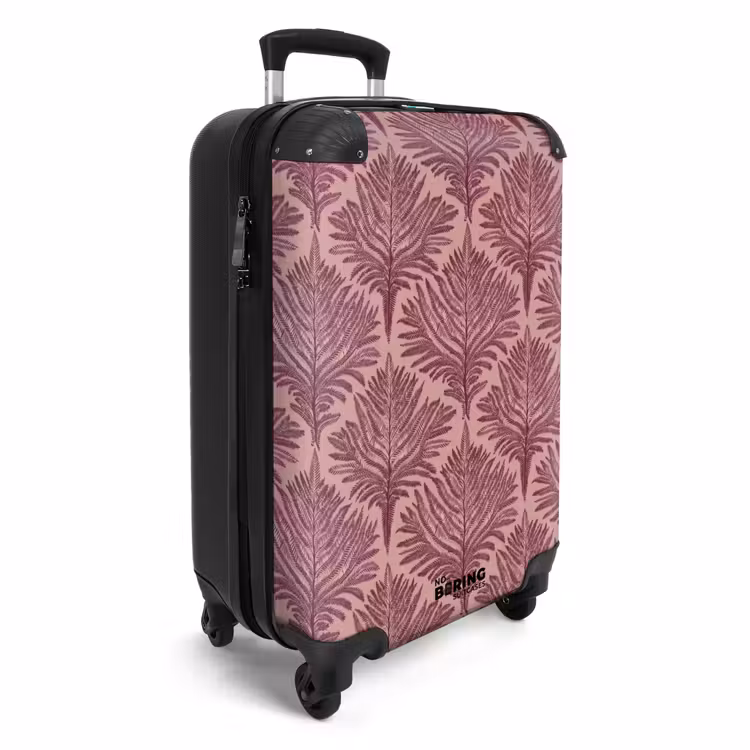 Suitcase - Fern - Pattern - Purple — 4