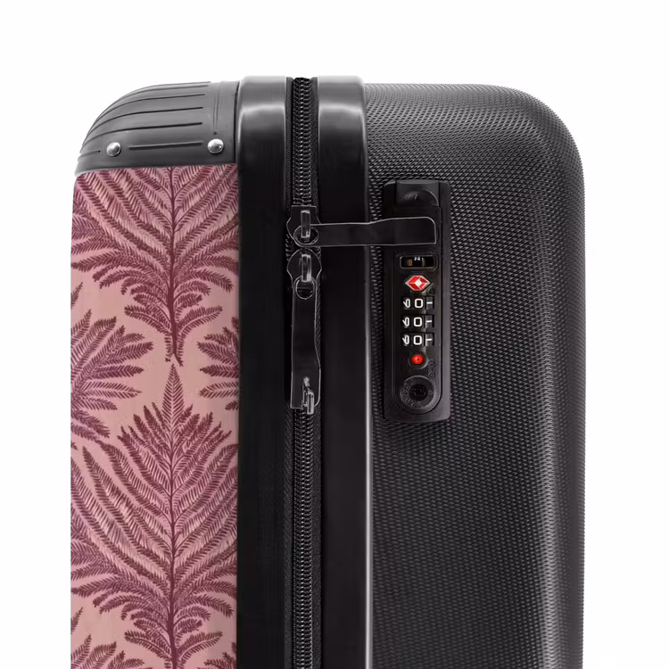 Suitcase - Fern - Pattern - Purple — 5