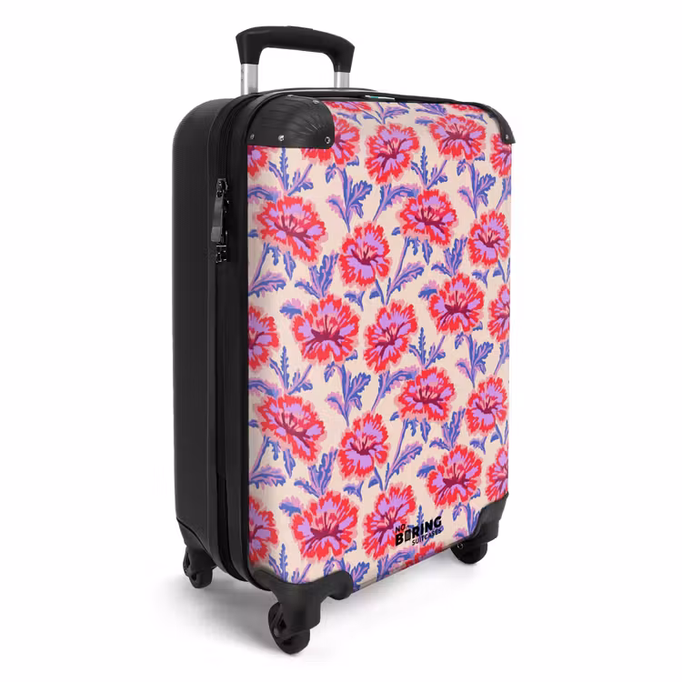 Suitcase - Flowers - Pattern - Multicolored — 4