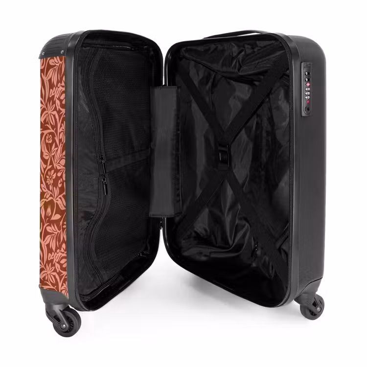 Suitcase - Flowers - Print - Pink — 3
