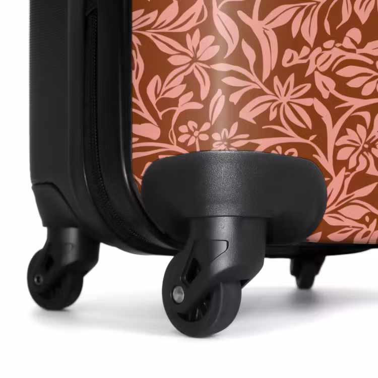 Suitcase - Flowers - Print - Pink — 6