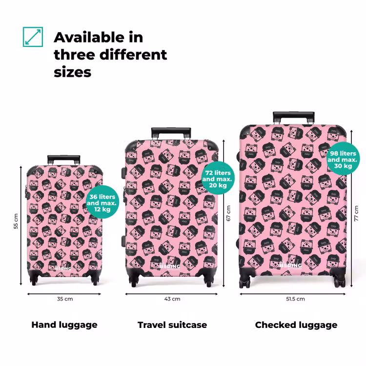 Suitcase - Hetty - Pink - Vacuum Cleaner — 3