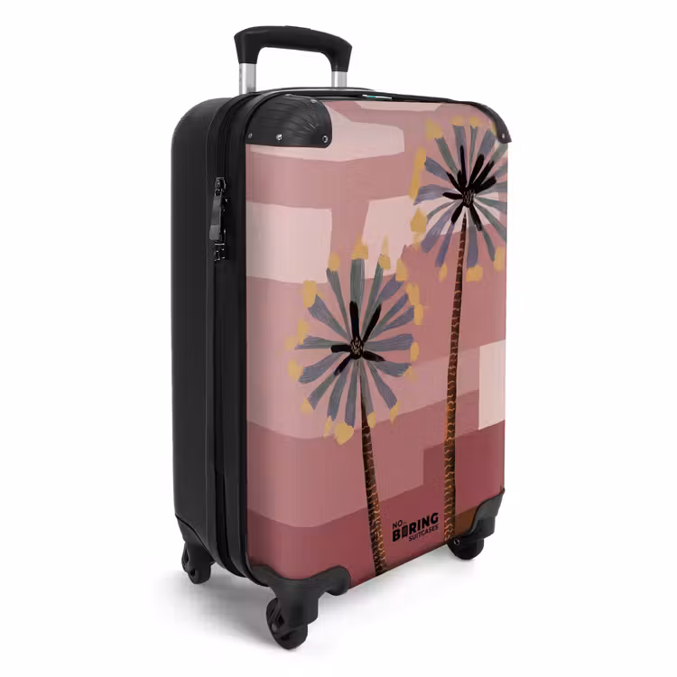 Suitcase - Illustration - Flowers - Planes - Abstract — 2