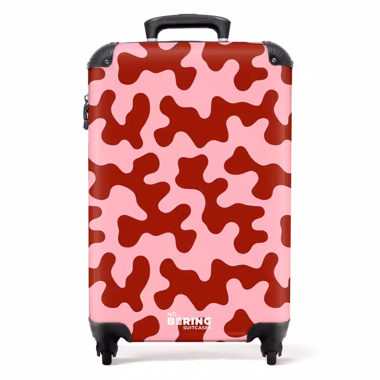 Suitcase - Modern - Abstract - Red — 1