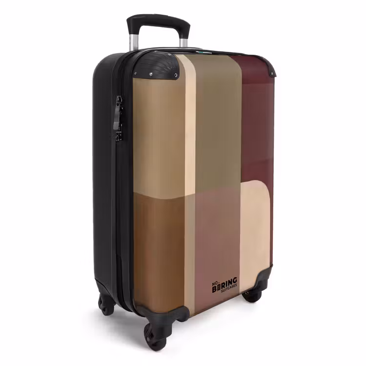 Suitcase - Planes - Abstract - Bordeaux - Lines — 2