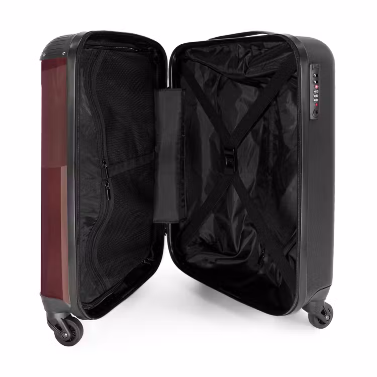 Suitcase - Planes - Abstract - Bordeaux - Lines — 5