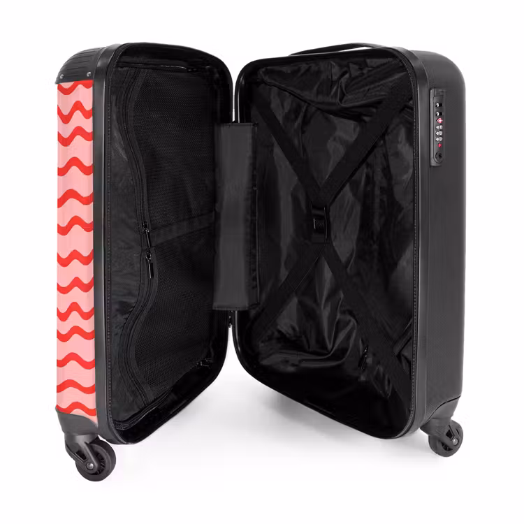 Suitcase - Playful - Pattern - Red — 3