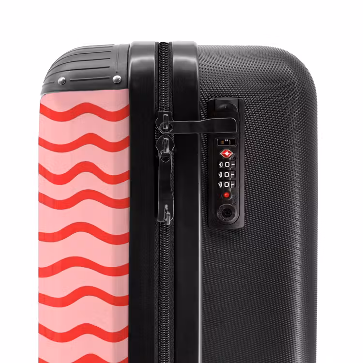 Suitcase - Playful - Pattern - Red — 5