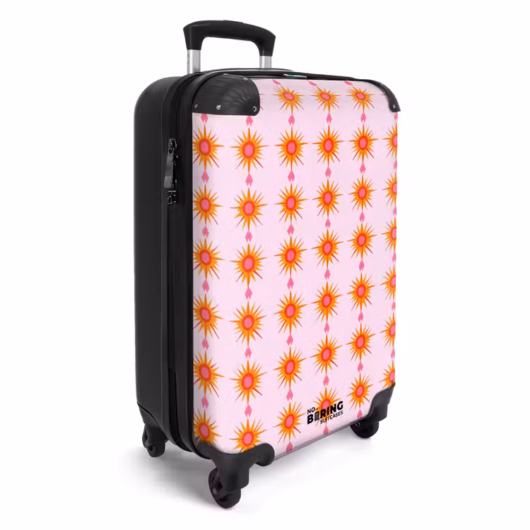 Suitcase - Sun - Motif - Pink — 4