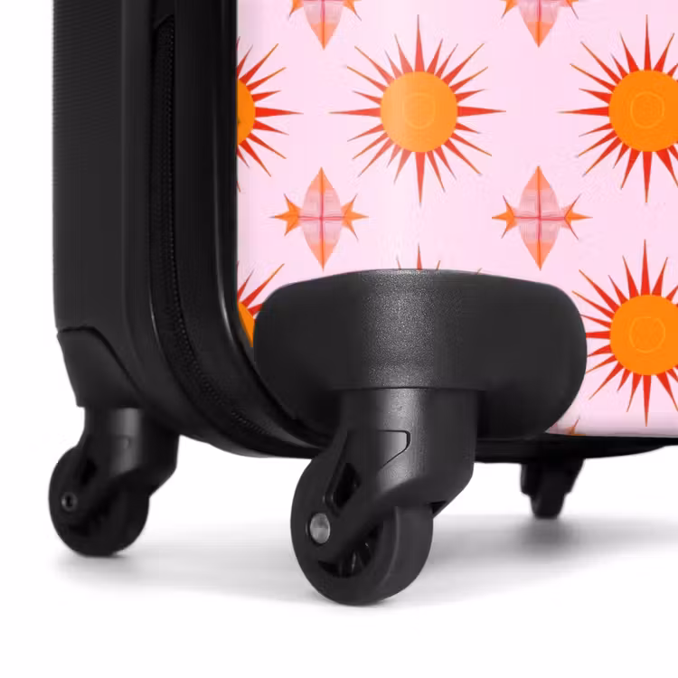 Suitcase - Sun - Pattern - Pink — 6