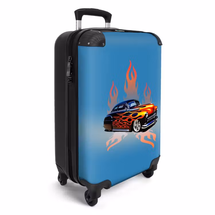 Suitcase - Hotrod flames — 4
