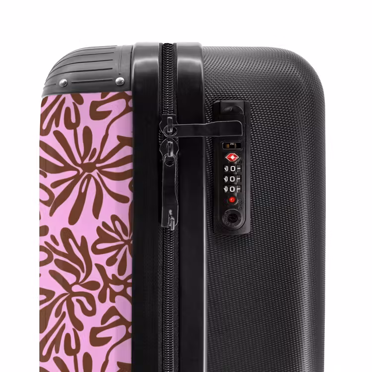 Suitcase with name - Organic - Pattern - Pink — 6