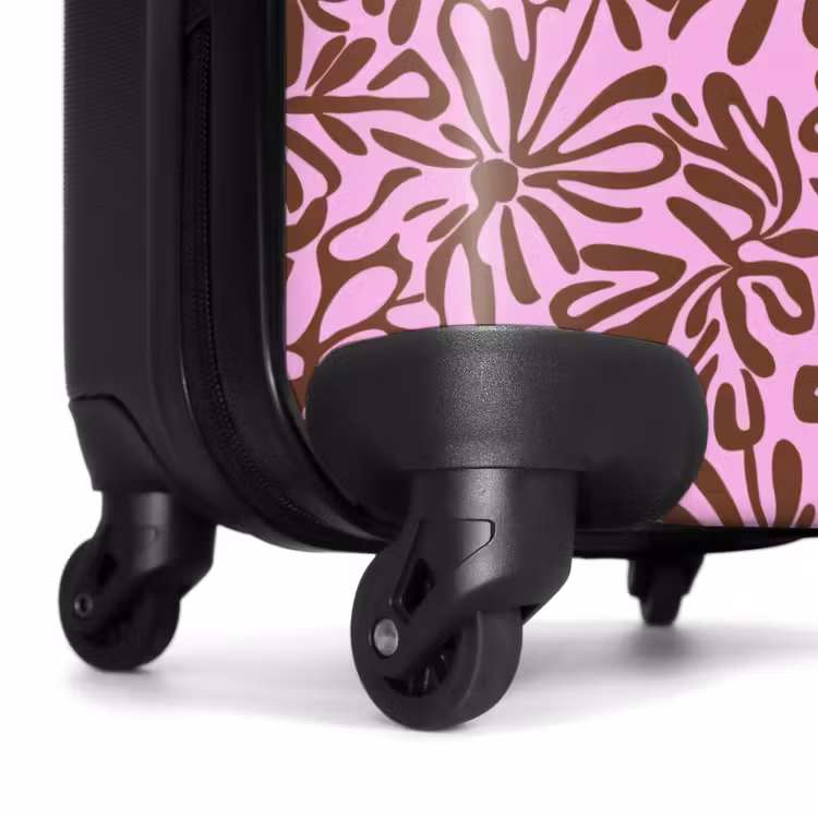 Suitcase with name - Organic - Pattern - Pink — 7
