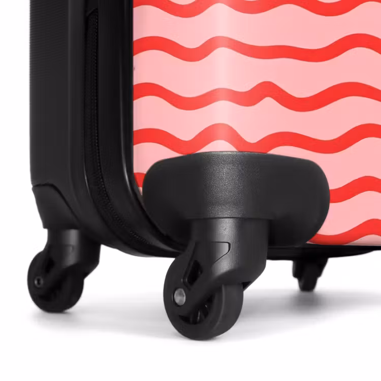 Suitcase with name - Playful - Pattern - Red — 7