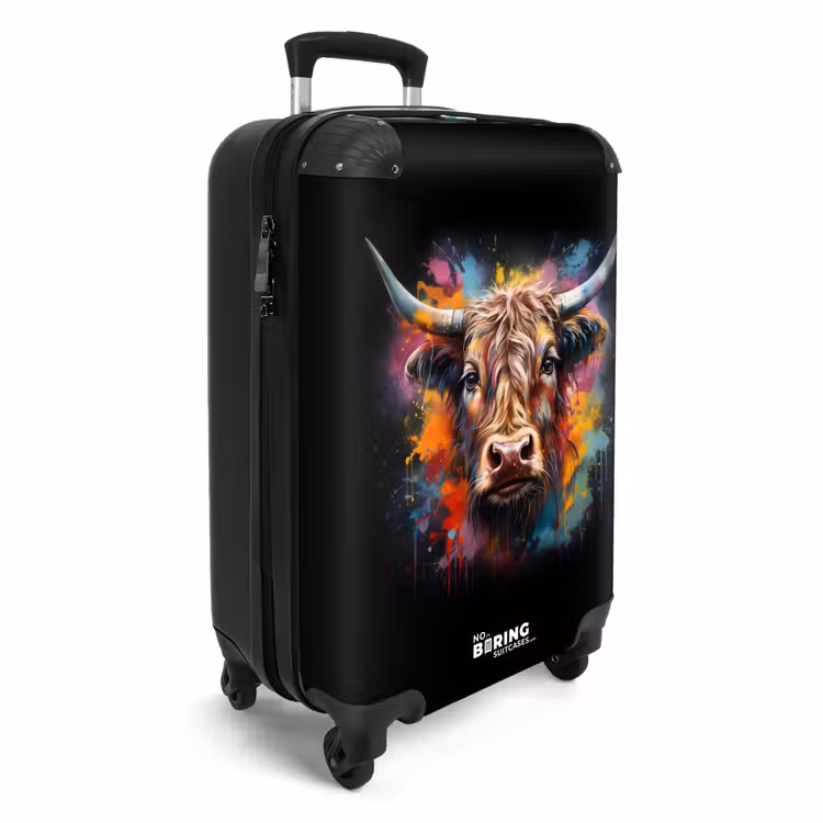 Suitcase - Scottish Highlander as Graffiti Art — 4