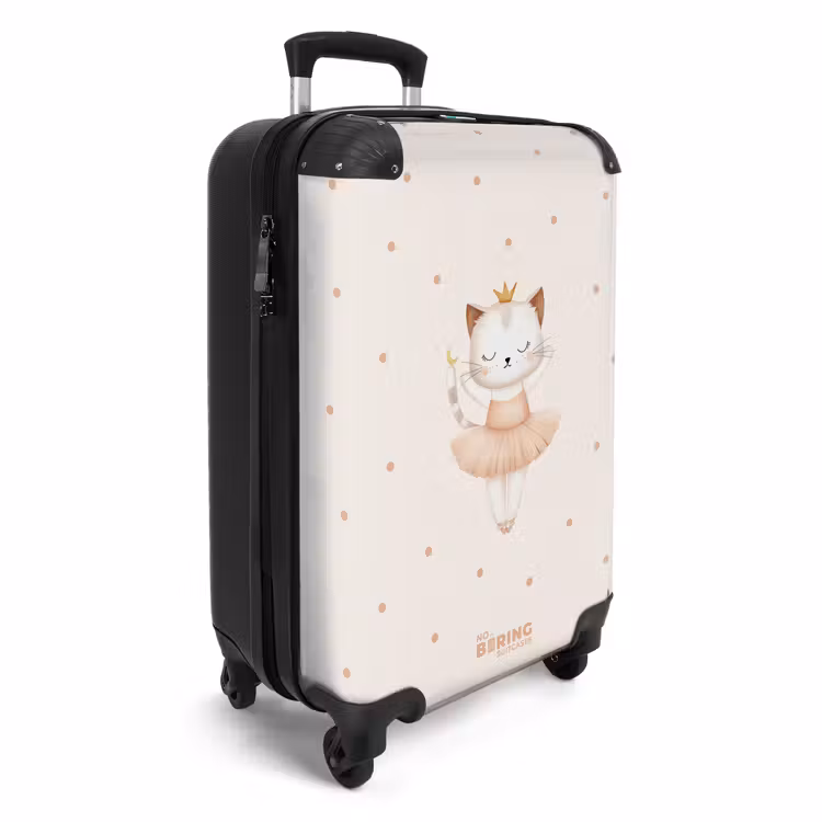 Suitcase - Ballerina kitten in beige colors — 4