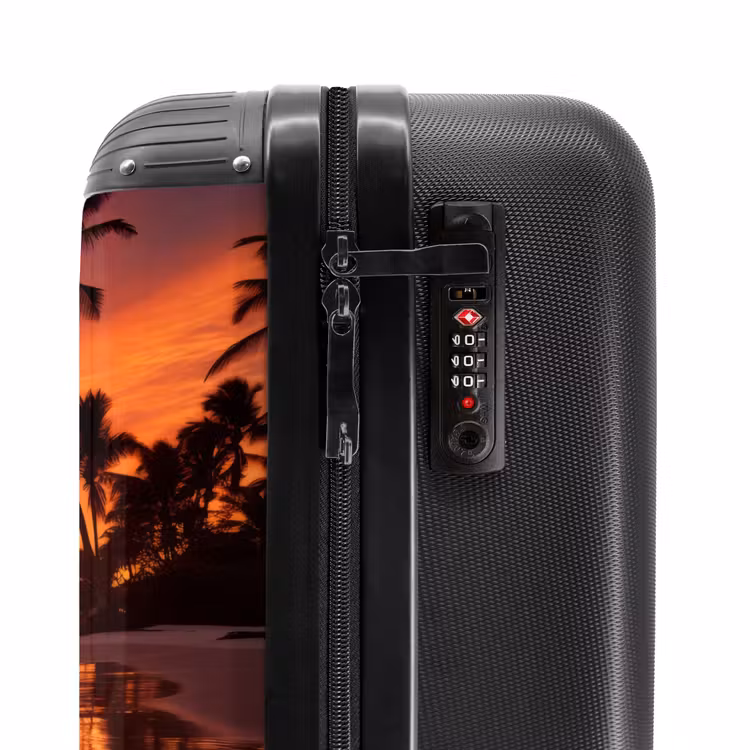 Suitcase - Palm trees at sunset — 5