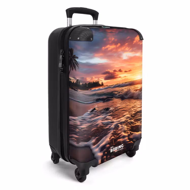 Suitcase - Sea at sunset — 4