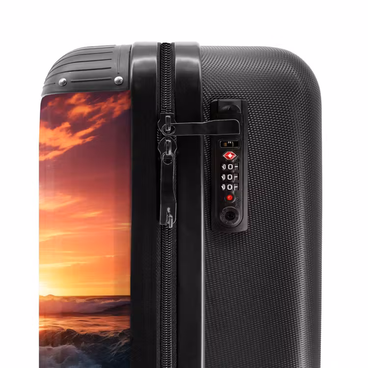 Suitcase - Sea at sunset — 5