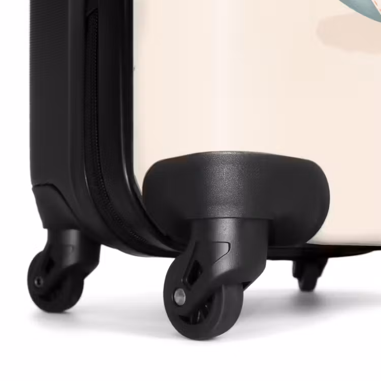 Suitcase - Soccer in beige pastel colors — 6