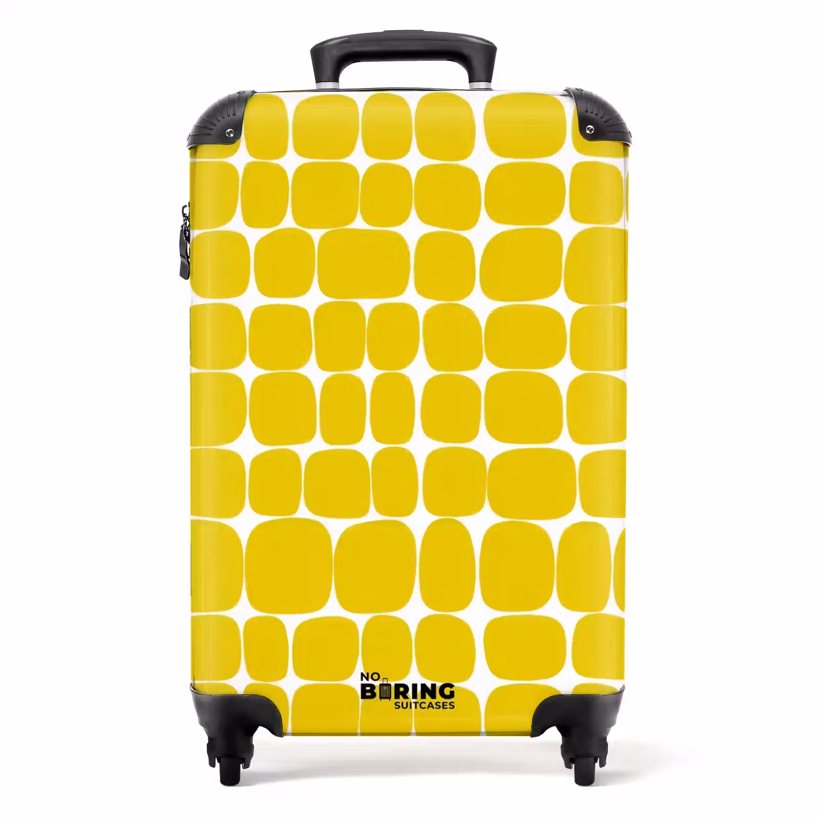 Suitcase - Dots - Modern - Yellow — 1