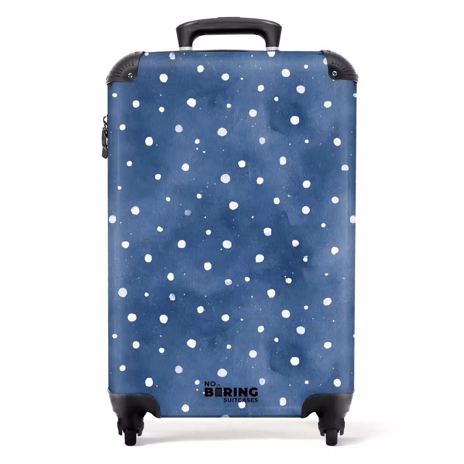 Suitcase - Dots pattern blue — 1