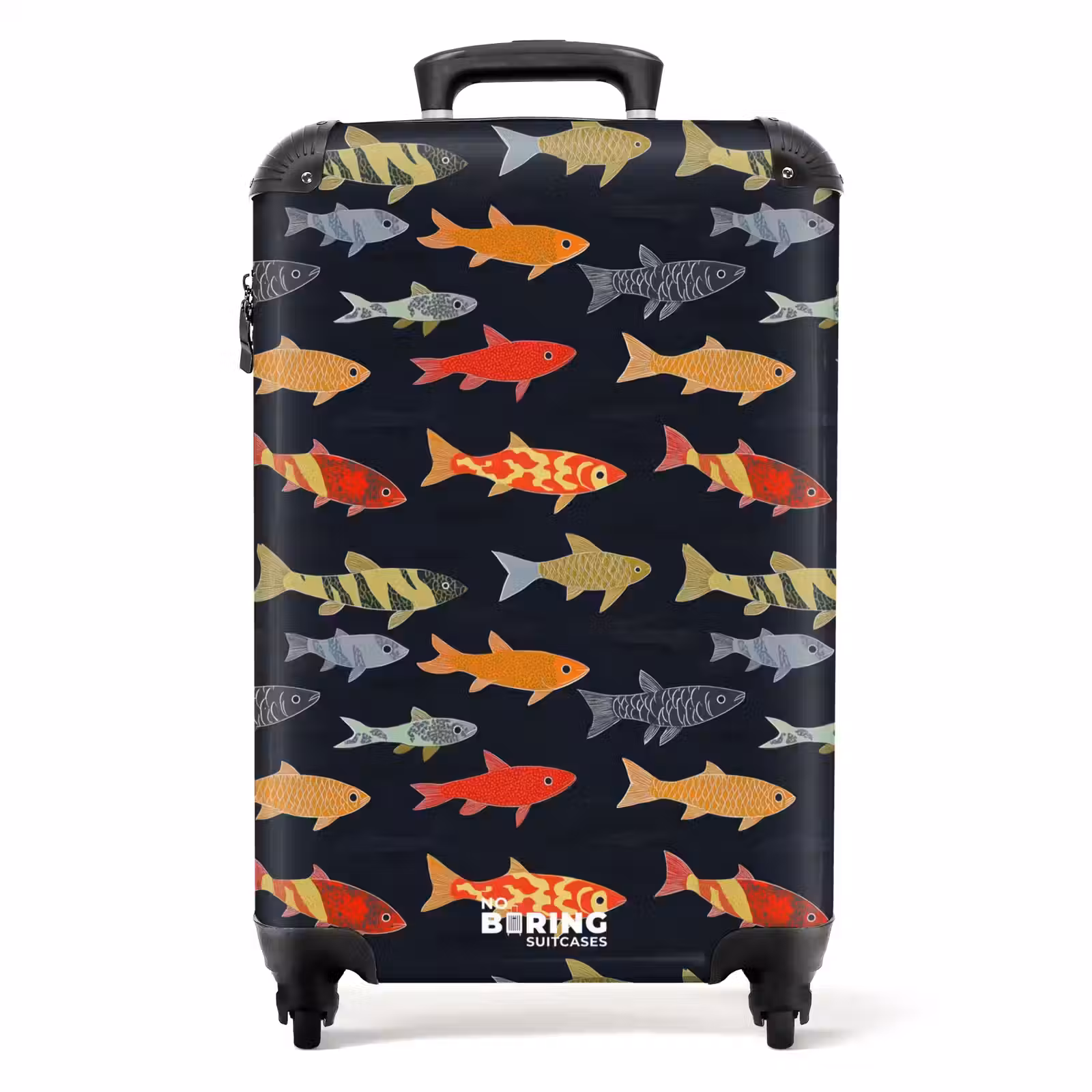 Suitcase - Fish - Pattern - Colorful — 1