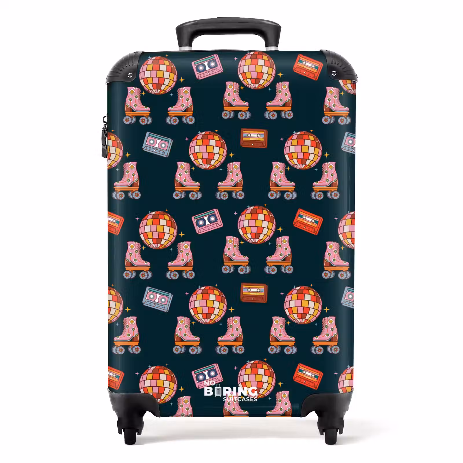 Suitcase - Retro disco 70s pattern colorful — 1