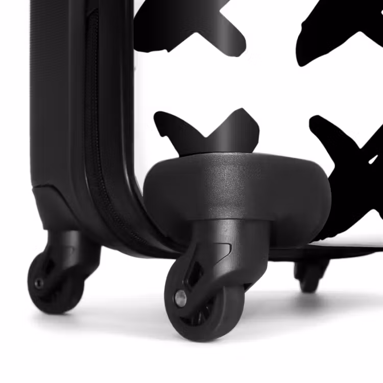 Suitcase - Black crosses on white background — 6